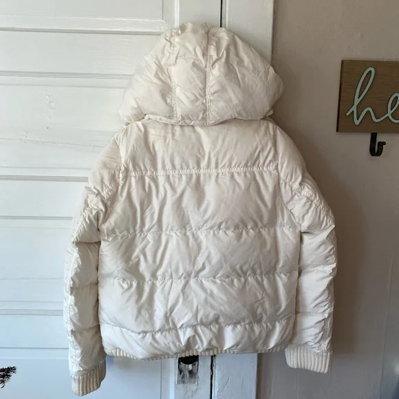 J. Crew White Puffer Jacket - Picture 3 of 7
